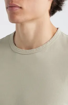Vince Vince Solid T-Shirt in Washed Parchment — Men Autumn beige Tops