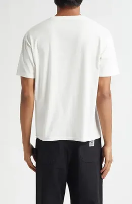 Bode Bode Chapeau Graphic T-Shirt in Cream — Men Spring white Tops