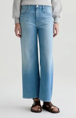 AG AG Saige Ankle Wide Leg Jeans in Expedition — Women Summer blue Pants