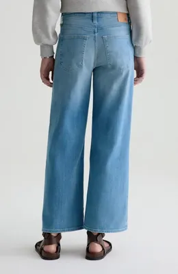 AG AG Saige Ankle Wide Leg Jeans in Expedition — Women Summer blue Pants