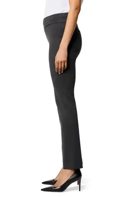 NIC+ZOE NIC+ZOE Ponte Knit Pull-On Pants in Charcoal — Women Winter black Pants