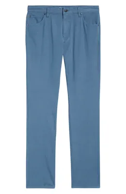johnnie-O johnnie-O Atlas Garment Dye Stretch Chinos in Lake — Men Summer grey Pants