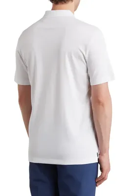 Theory Theory Short Sleeve Polo in White — Men Winter white Tops