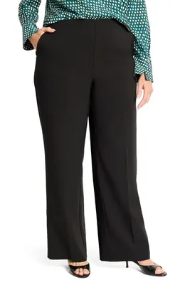 NIC+ZOE NIC+ZOE Lenox Stretch Suit Pants in Black Onyx — Women Winter black Pants