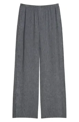 Theory Theory Slit Pro Pants in Ink Blue - Gge — Women Summer grey Trousers & Chinos