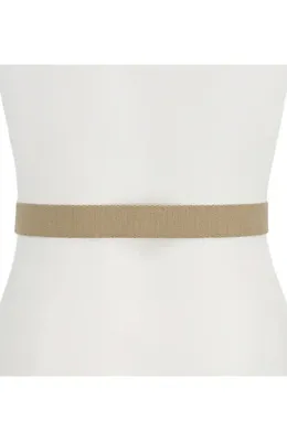 Vince Vince D-Ring Webbing Belt in Sandbar — Women Autumn beige Accessories