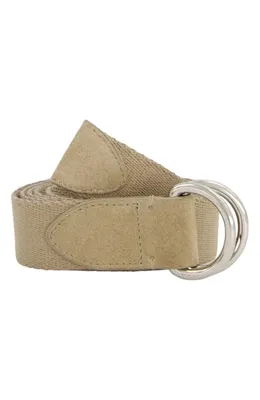 Vince Vince D-Ring Webbing Belt in Sandbar — Women Autumn beige Accessories
