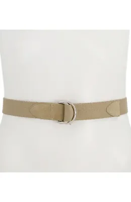 Vince Vince D-Ring Webbing Belt in Sandbar — Women Autumn beige Accessories