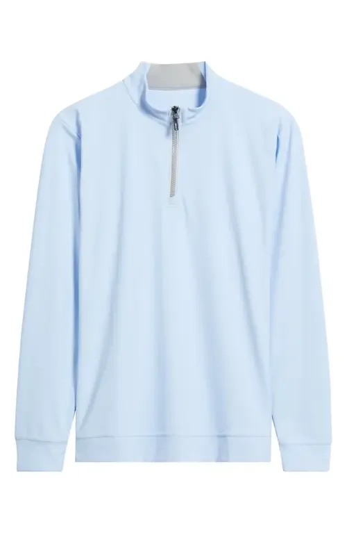 johnnie-O johnnie-O Quarter Zip Pullover in Kona — Men Summer white Tops