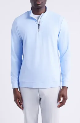 johnnie-O johnnie-O Quarter Zip Pullover in Kona — Men Summer white Tops