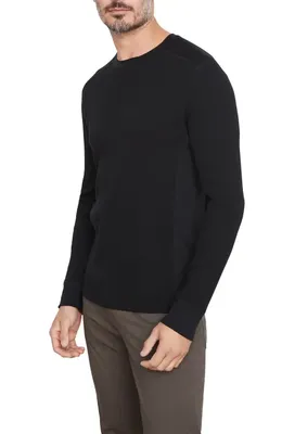 Vince Vince Thermal Long Sleeve T-Shirt in Black — Men Winter black Tops
