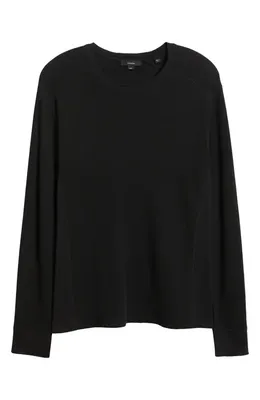 Vince Vince Thermal Long Sleeve T-Shirt in Black — Men Winter black Tops