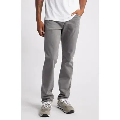 AG AG Everett Slim Straight Leg Jeans in 7 Years Sulfur Graphite Iron — Men Winter grey Pants