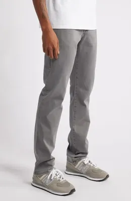 AG AG Everett Slim Straight Leg Jeans in 7 Years Sulfur Graphite Iron — Men Winter grey Pants