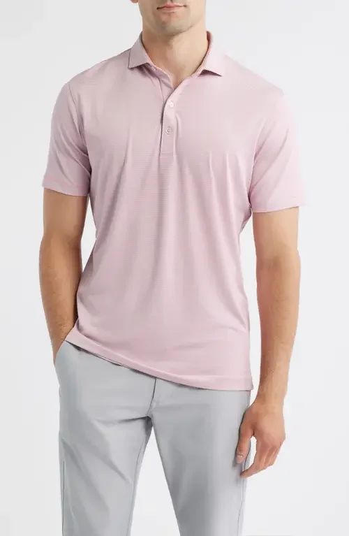 johnnie-O johnnie-O Lyndon Classic Fit Polo in Sardinia — Men Spring pink Tops
