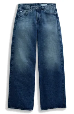 AG AG Adria Low Rise Wide Leg Jeans in Ojai — Women Winter navy Pants