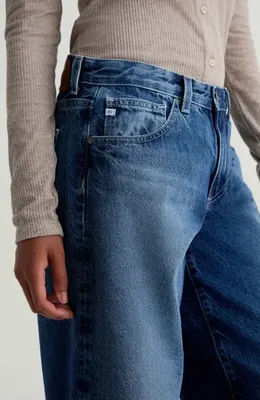 AG AG Adria Low Rise Wide Leg Jeans in Ojai — Women Winter navy Pants