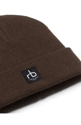 rag & bone rag & bone Evan Beanie in Stonewall — Men Autumn brown Accessories