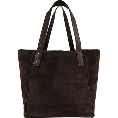 Vince Vince Westmore XL Suede Tote in Tobacco — Women Autumn chocolate Accessories
