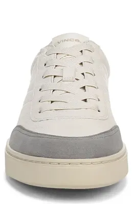 Vince Vince Palm Sneaker in Pebble White/smoke Grey — Men Summer white Shoes