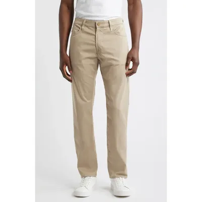 AG AG Tellis Airluxe™ Commuter Performance Sateen Slim Fit Pants in Desert Tan — Men Autumn beige Pants