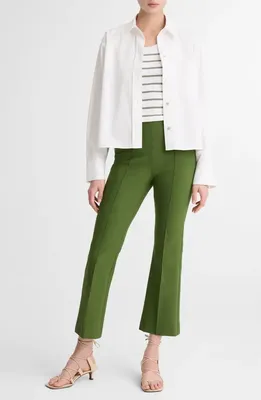Vince Vince Stripe Rib Tank in Herb Combo — Women Summer grey Tops