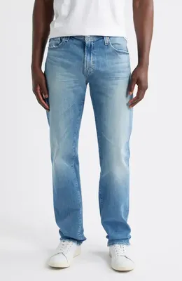 AG AG Men's Everett Slim Straight Leg Jeans in Banner — Men Summer blue Pants