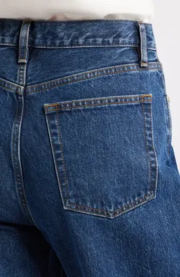 FRAME FRAME The Neat High Waist Barrel Jeans in Lavish — Women Winter navy Jeans & Denim