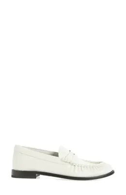 rag & bone rag & bone Lexi Penny Loafer in Antique White — Women Spring white Shoes