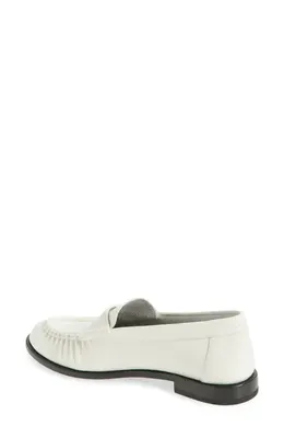 rag & bone rag & bone Lexi Penny Loafer in Antique White — Women Spring white Shoes