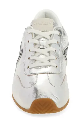 rag & bone rag & bone Retro Runner Slim Ultra Sneaker in Navy/silver — Women Winter white Shoes