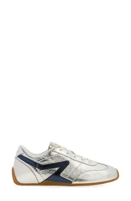 rag & bone rag & bone Retro Runner Slim Ultra Sneaker in Navy/silver — Women Winter white Shoes