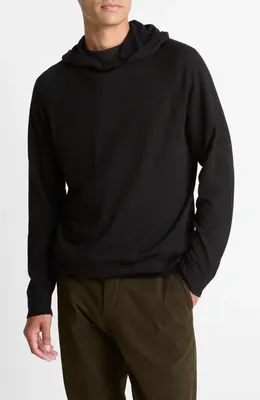 Vince Vince Wool & Cashmere Hooded Sweater in Black — Men Winter black Tops