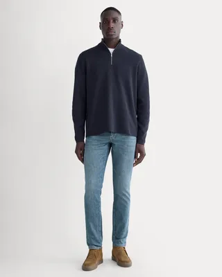 Everlane Everlane Selvedge Slim-Fit Jean In Mid Indigo in Mid Indigo — Winter black Jeans & Denim
