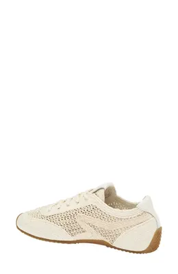 rag & bone rag & bone Retro Runner Slim Ultra Sneaker in Sea Salt Raffia — Women Spring white Shoes