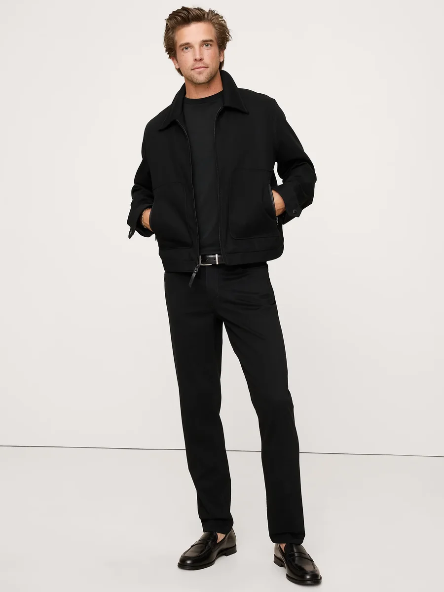 Unknown Athletic Traveler Pant in Black — Men Winter black Trousers & Chinos
