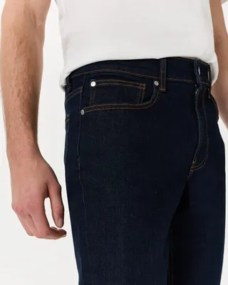 Quince Quince | Men's Warren Stretch Slim Jeans in Clean Rinse — Men Summer navy Jeans & Denim