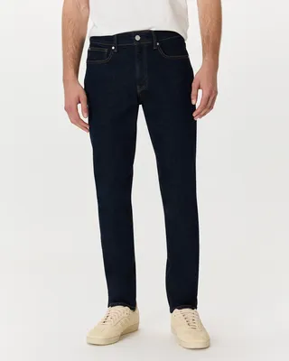 Quince Quince | Men's Warren Stretch Slim Jeans in Clean Rinse — Men Summer navy Jeans & Denim