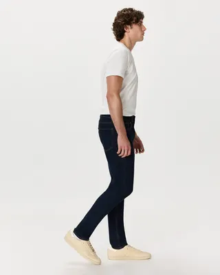 Quince Quince | Men's Warren Stretch Slim Jeans in Clean Rinse — Men Summer navy Jeans & Denim