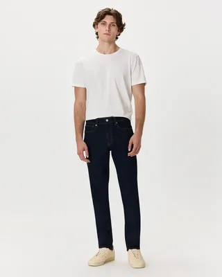 Quince Quince | Men's Warren Stretch Slim Jeans in Clean Rinse — Men Summer navy Jeans & Denim