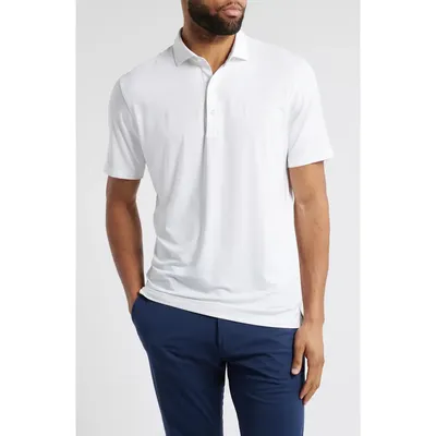 johnnie-O johnnie-O Huron PREP-FORMANCE Polo in White — Men Winter white Tops
