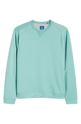 johnnie-O johnnie-O Willard Crewneck Sweatshirt in Sublime — Men Summer silver Tops