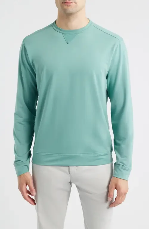 johnnie-O johnnie-O Willard Crewneck Sweatshirt in Sublime — Men Summer silver Tops