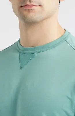 johnnie-O johnnie-O Willard Crewneck Sweatshirt in Sublime — Men Summer silver Tops