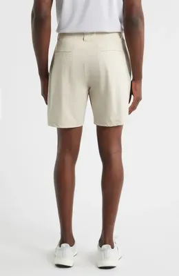 johnnie-O johnnie-O Fusionn Stretch Nylon Chino Shorts in Stone — Men Spring ivory Shorts