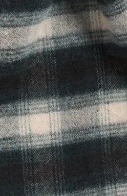 Vince Vince Brushed Double Face Merino Wool Scarf in Country Racer — Men Summer black Accessories