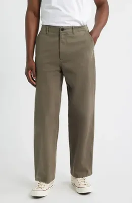 FRAME FRAME Chino Pants in Smoky Green — Men Autumn grey Pants