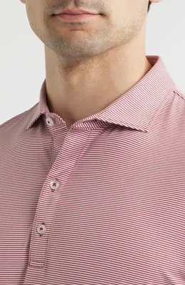 johnnie-O johnnie-O Lyndon Classic Fit Polo in Racing Red — Men Spring pink Tops