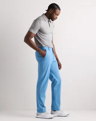 Quince Quince | Men's ProTech Golf Pants in Riviera Blue — Men Summer blue Trousers & Chinos