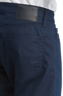 AG AG Tellis Airluxe™ Commuter Performance Sateen Pants in Bay Bridge — Men Winter navy Trousers & Chinos